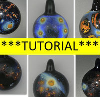 Glass Nebula Galaxy pendant Tutorial