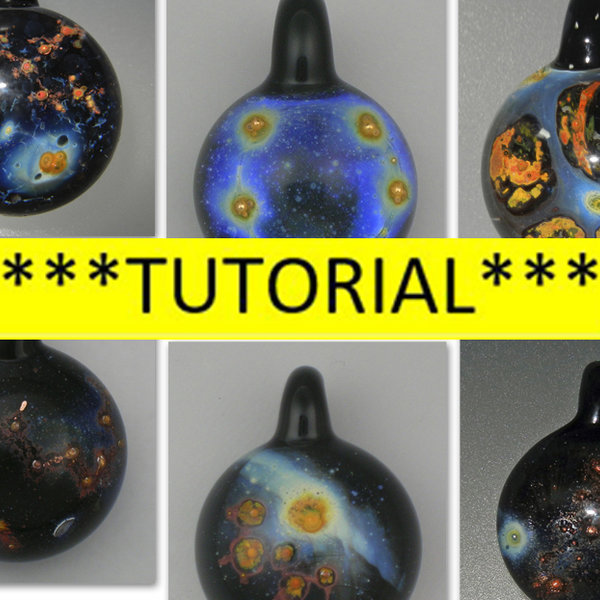Glass Nebula Galaxy pendant Tutorial