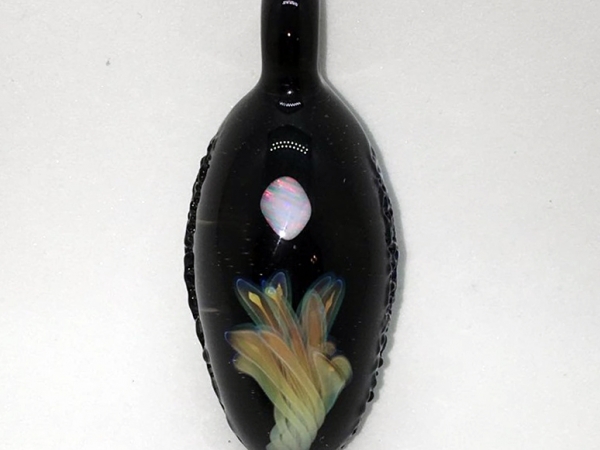 Floating opal implosion pendant
