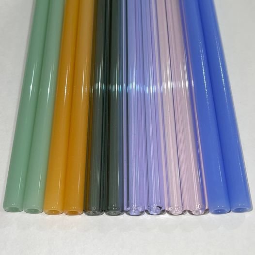 Glass drinking straw (Set of 3)