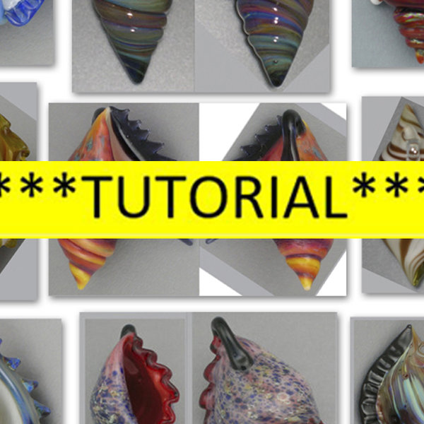Tutorial- How to make a hollow borosilicate sea shell pendant